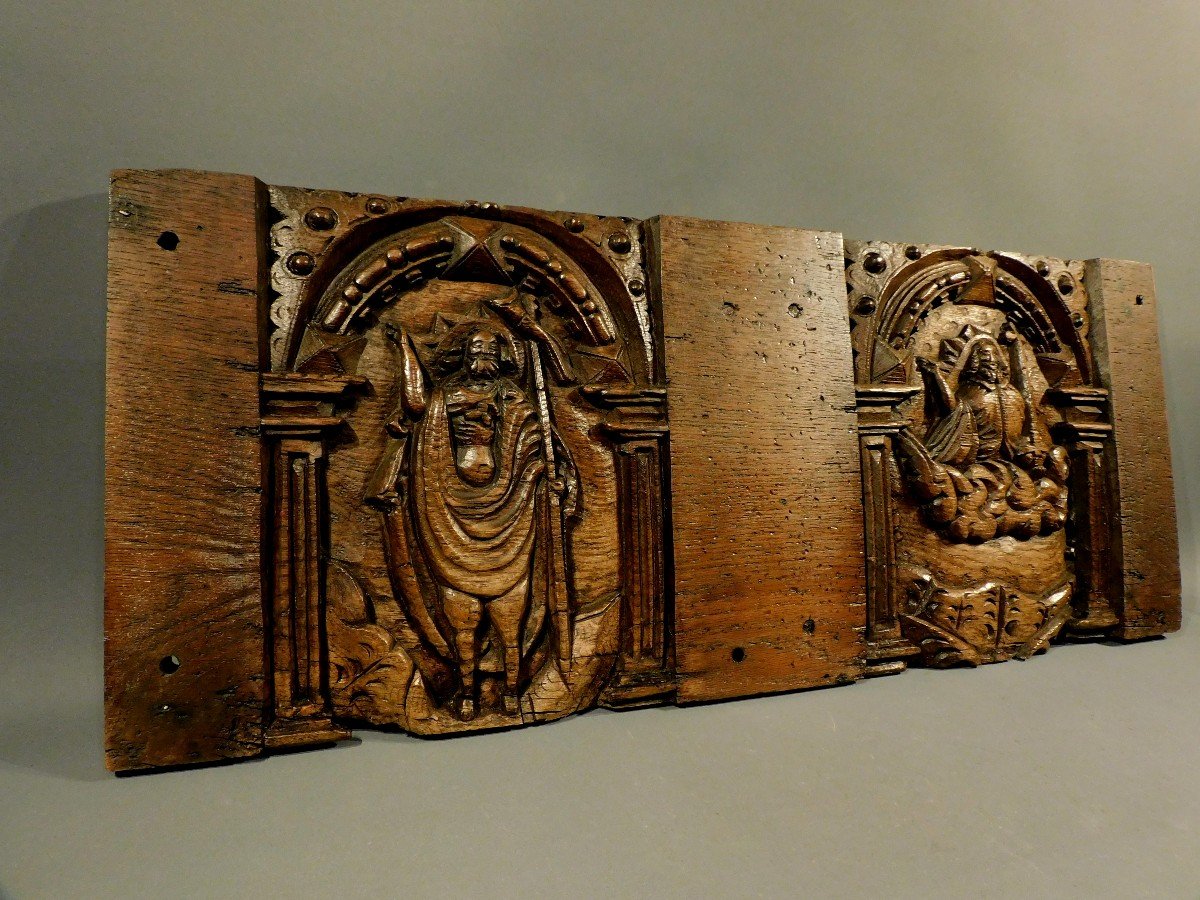 17th Century Wooden Panel  Haute Epoque-photo-3