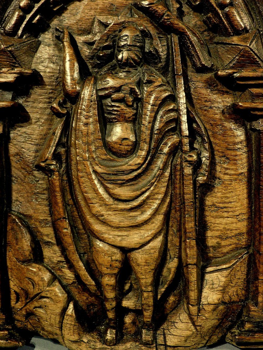17th Century Wooden Panel  Haute Epoque-photo-5