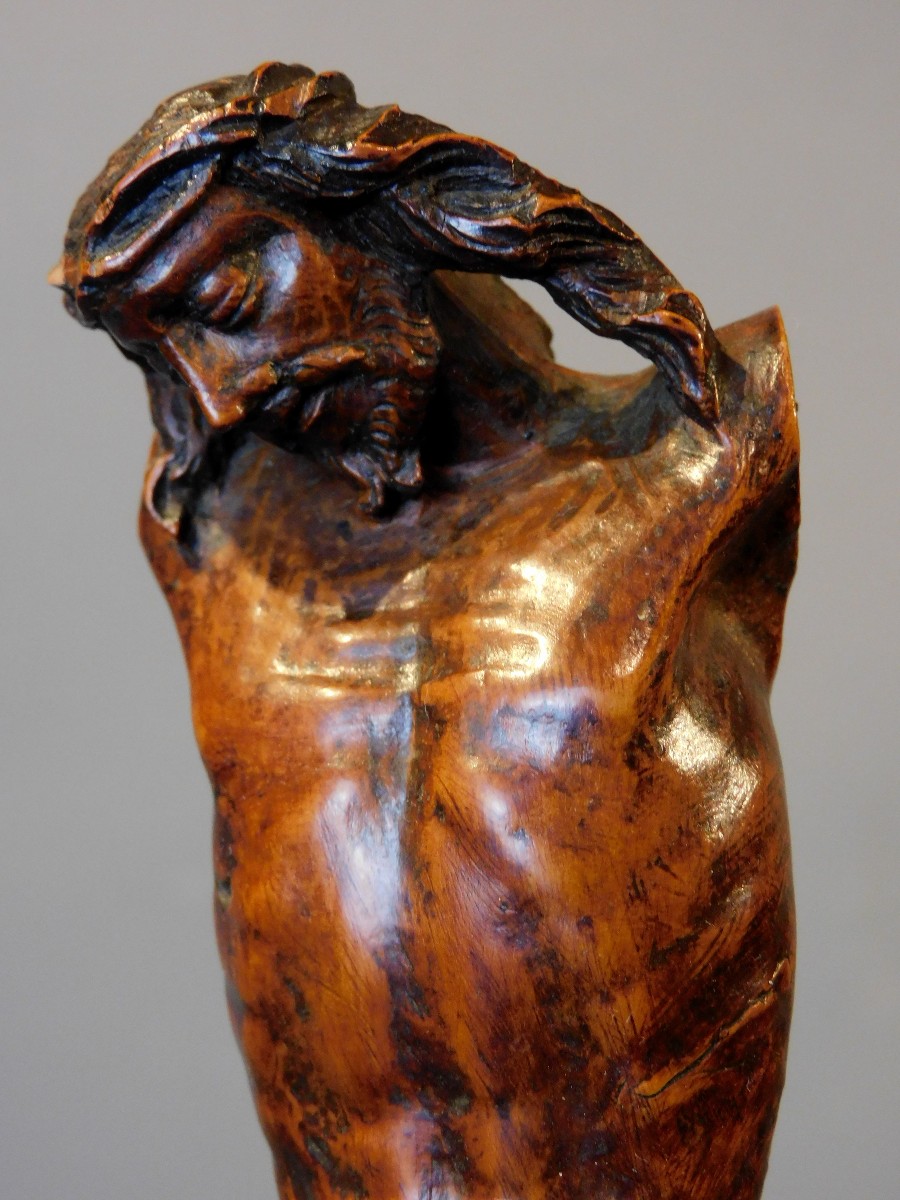 Carved Wooden Christ, Late 17th - Early 18th Century