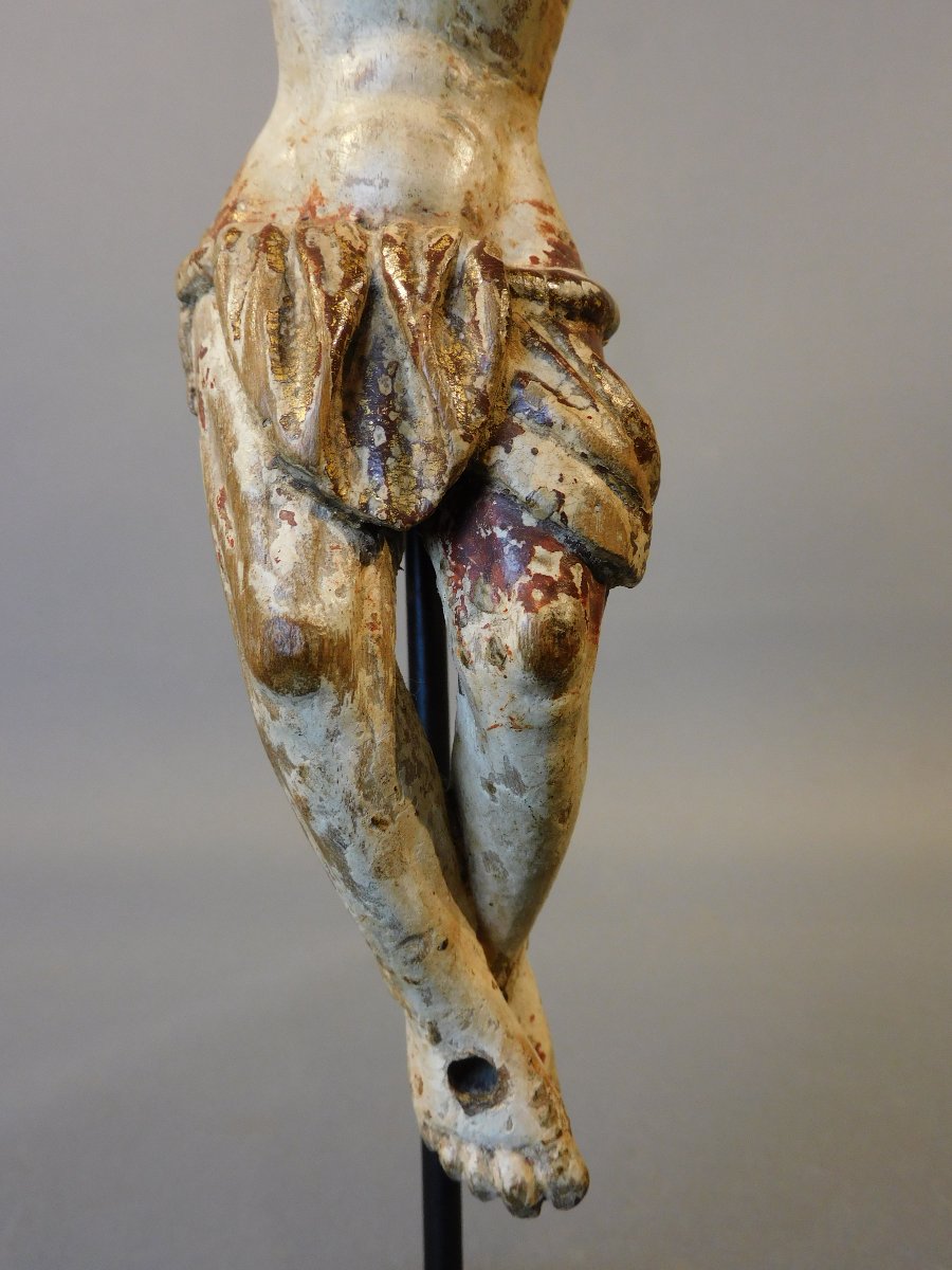 18th Century Carved Wooden Christ-photo-2