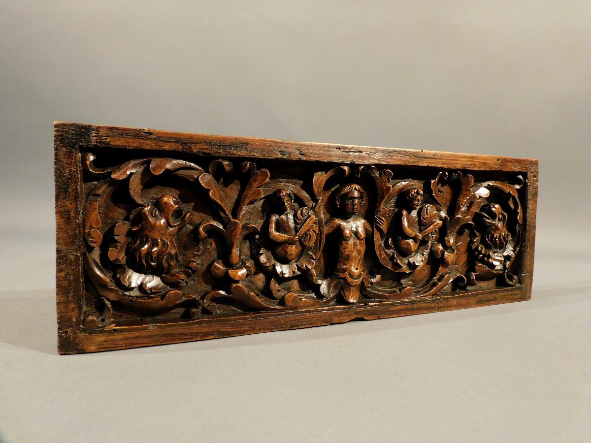 17th Century Wooden Panel -photo-2