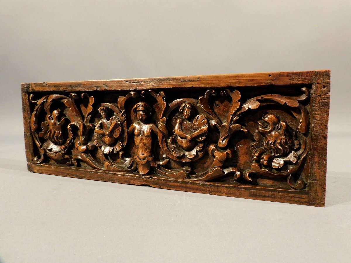17th Century Wooden Panel -photo-3
