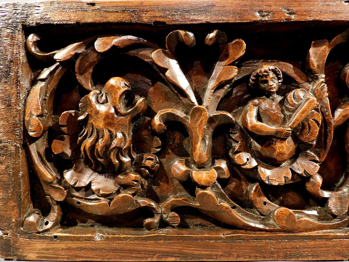 17th Century Wooden Panel -photo-2