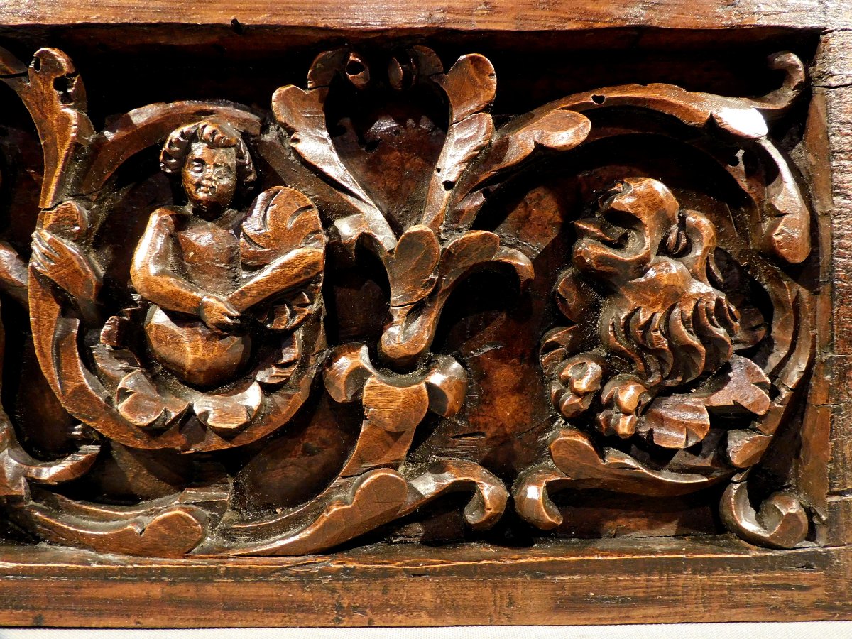 17th Century Wooden Panel -photo-3