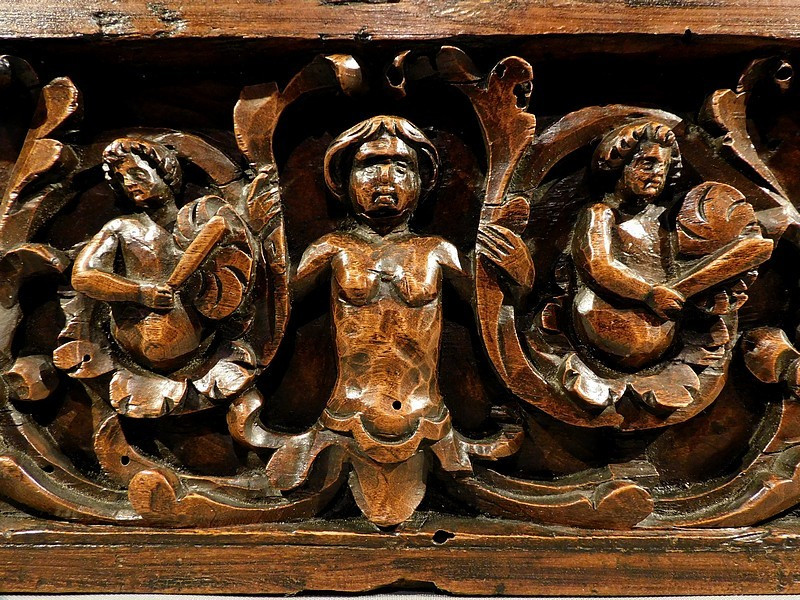 17th Century Wooden Panel -photo-1