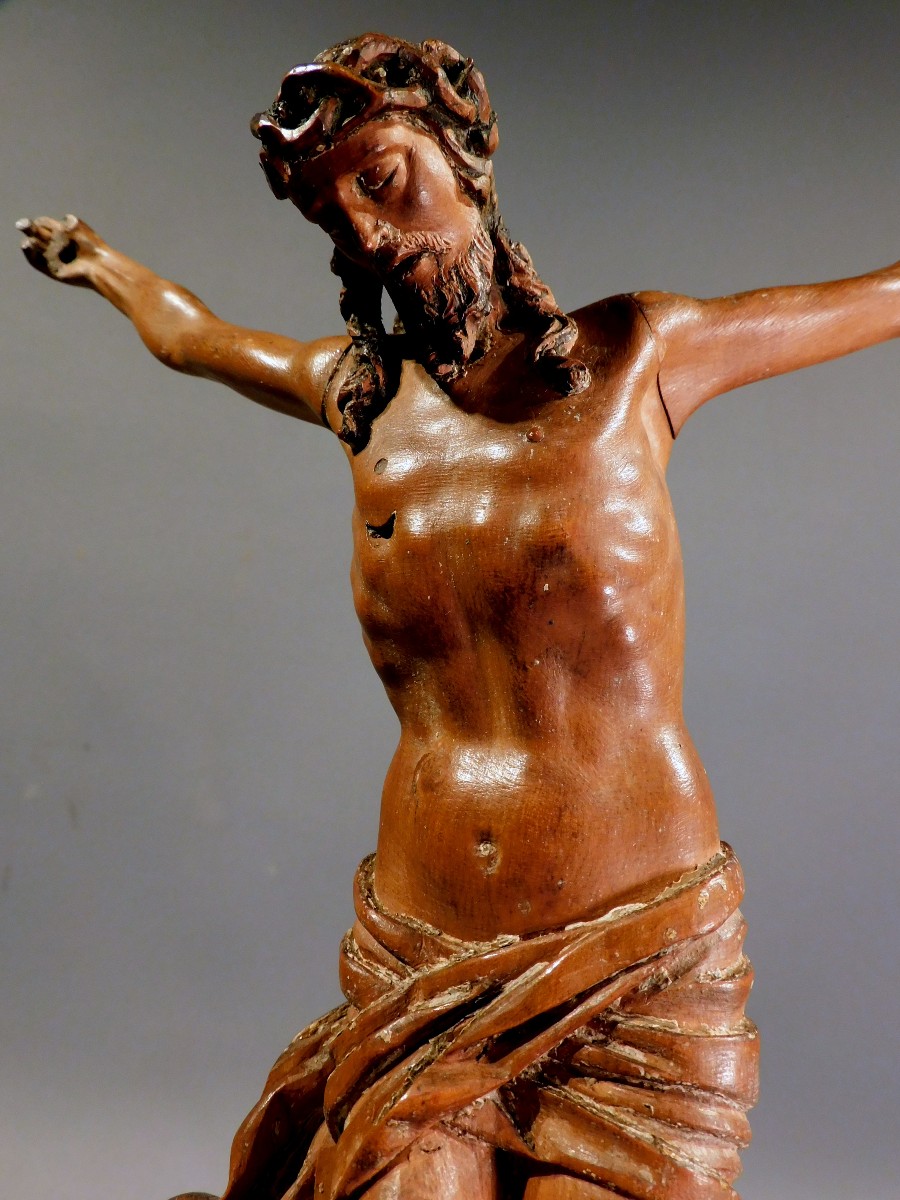18th-century Carved Wooden Corpus Christi