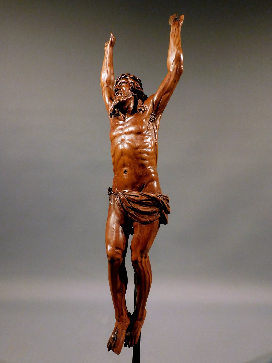 Christ Carved In Boxwood, Late 17th - Early 18th Century, Jansenist-photo-2