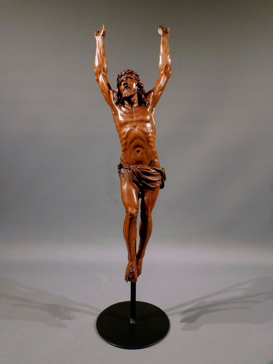 Christ Carved In Boxwood, Late 17th - Early 18th Century, Jansenist-photo-1