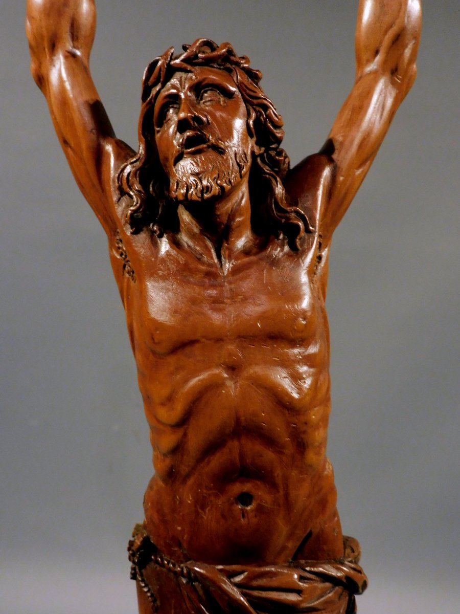 Christ Carved In Boxwood, Late 17th - Early 18th Century, Jansenist-photo-5