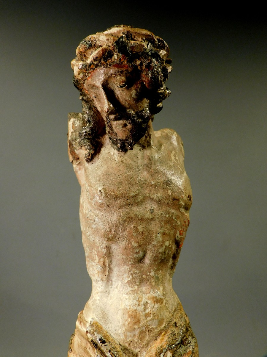 Christ en bois XVIIIe  - corpus Christi 18eme siecle