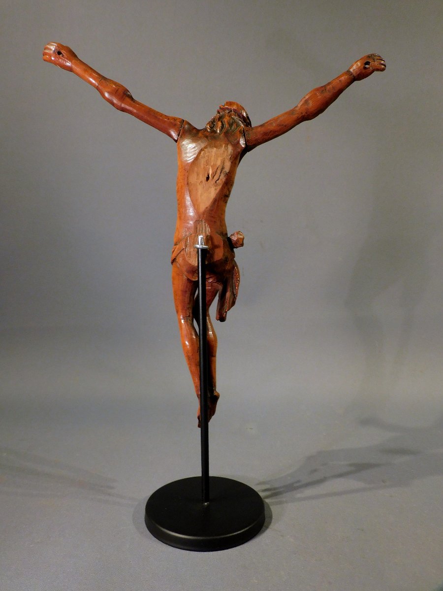 Corpus Christ  en buis sculpté  XVIIIe siécle -photo-1