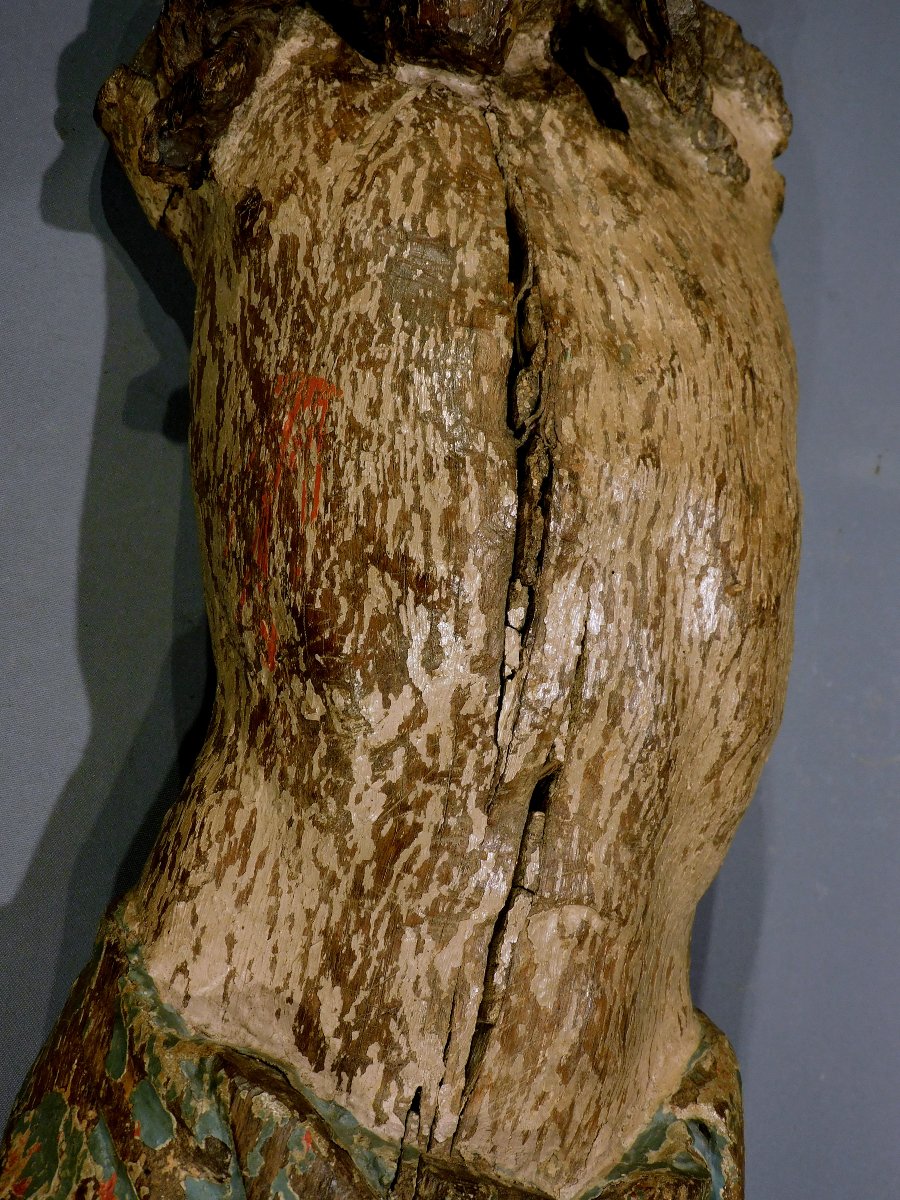 16th-century Wooden Christ Figure  Haute Epoque-photo-7