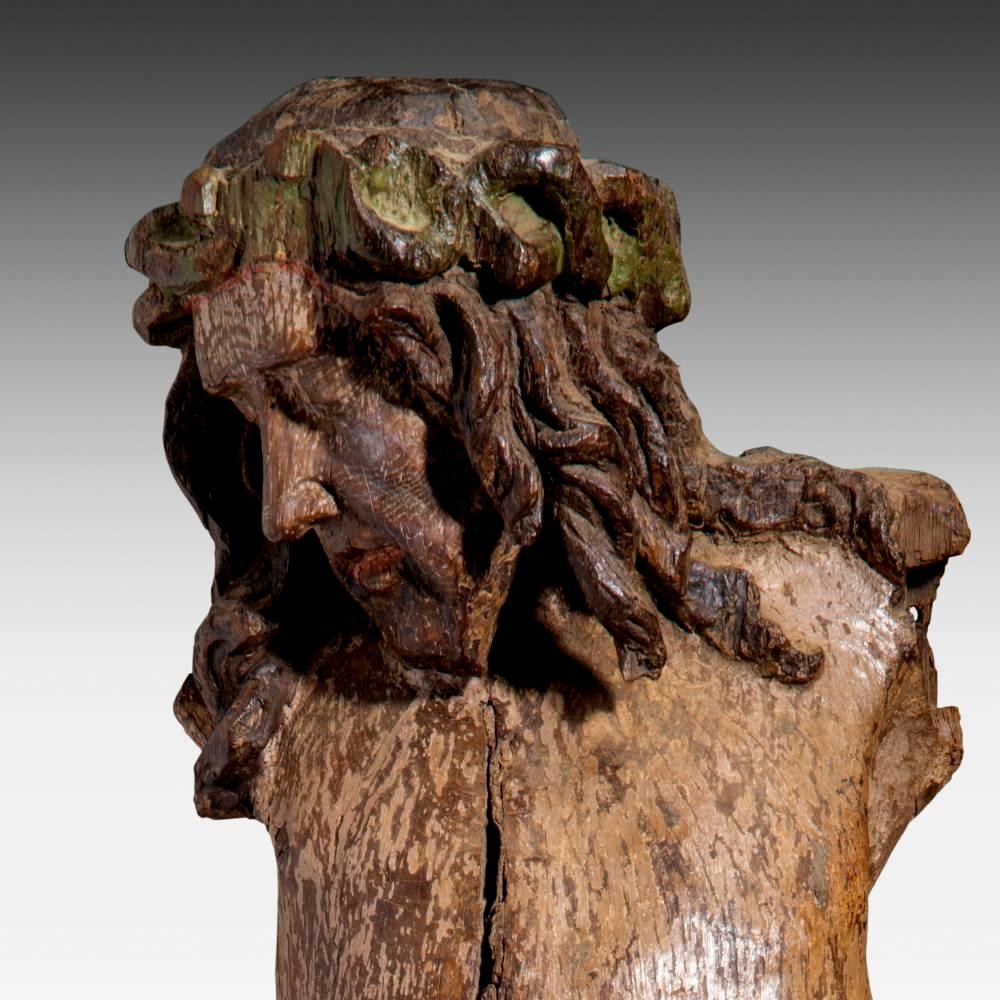 16th-century Wooden Christ Figure  Haute Epoque