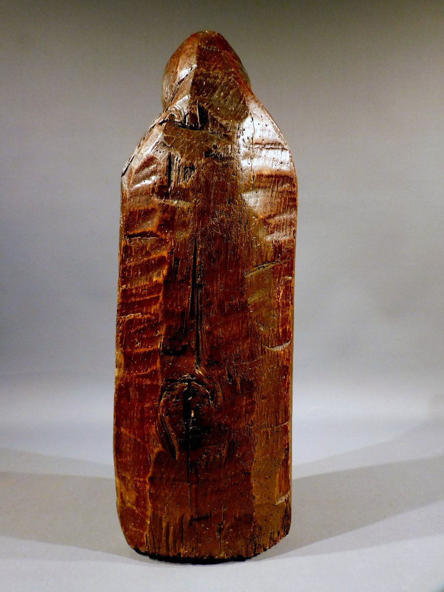 Sculpture en bois de Marie-Madeleine - Vierge, XVIIe siècle-photo-1