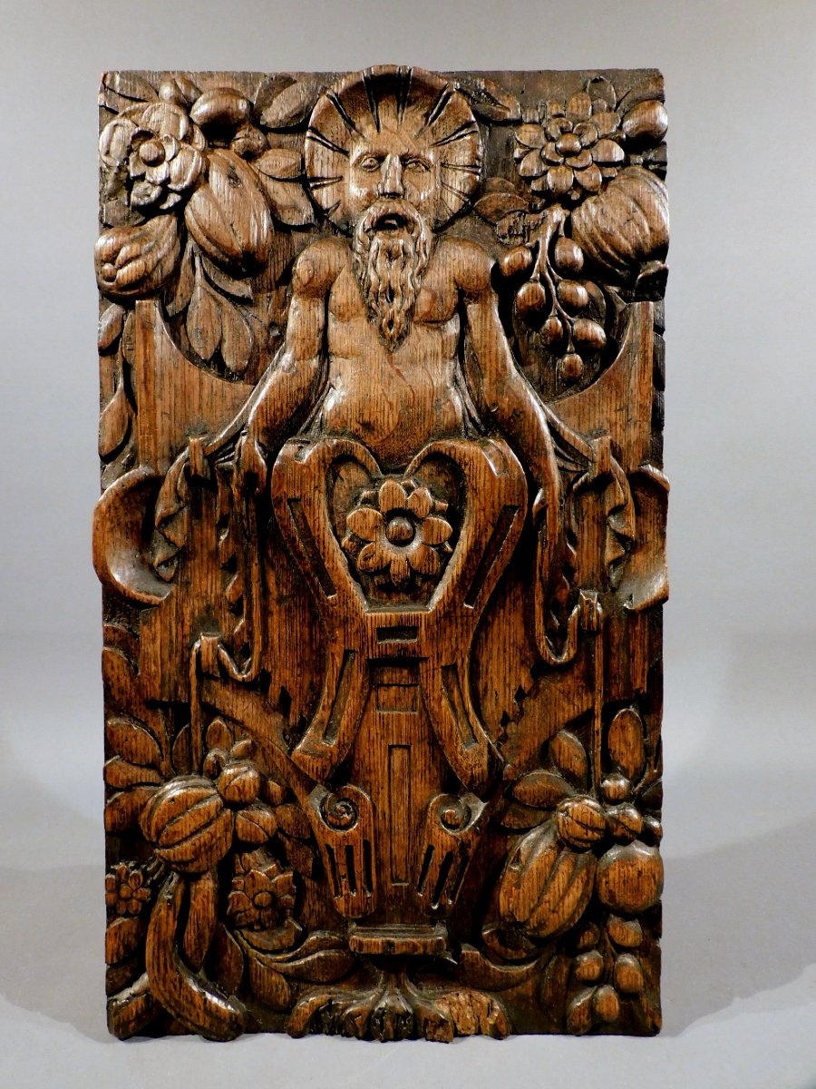Carved Wooden Panels 17th Century Haute Epoque-photo-3