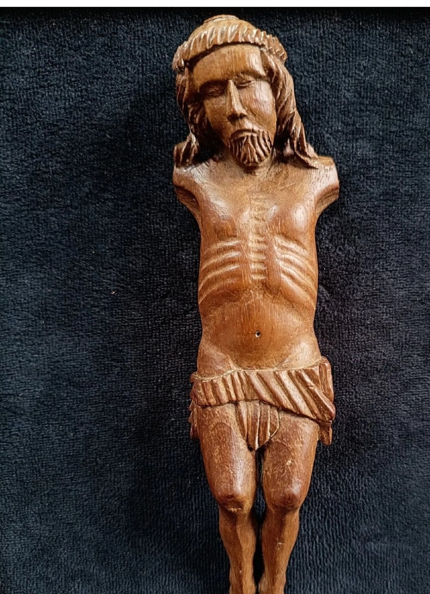 Christ en bois XVIIIe - XIXe  -photo-2