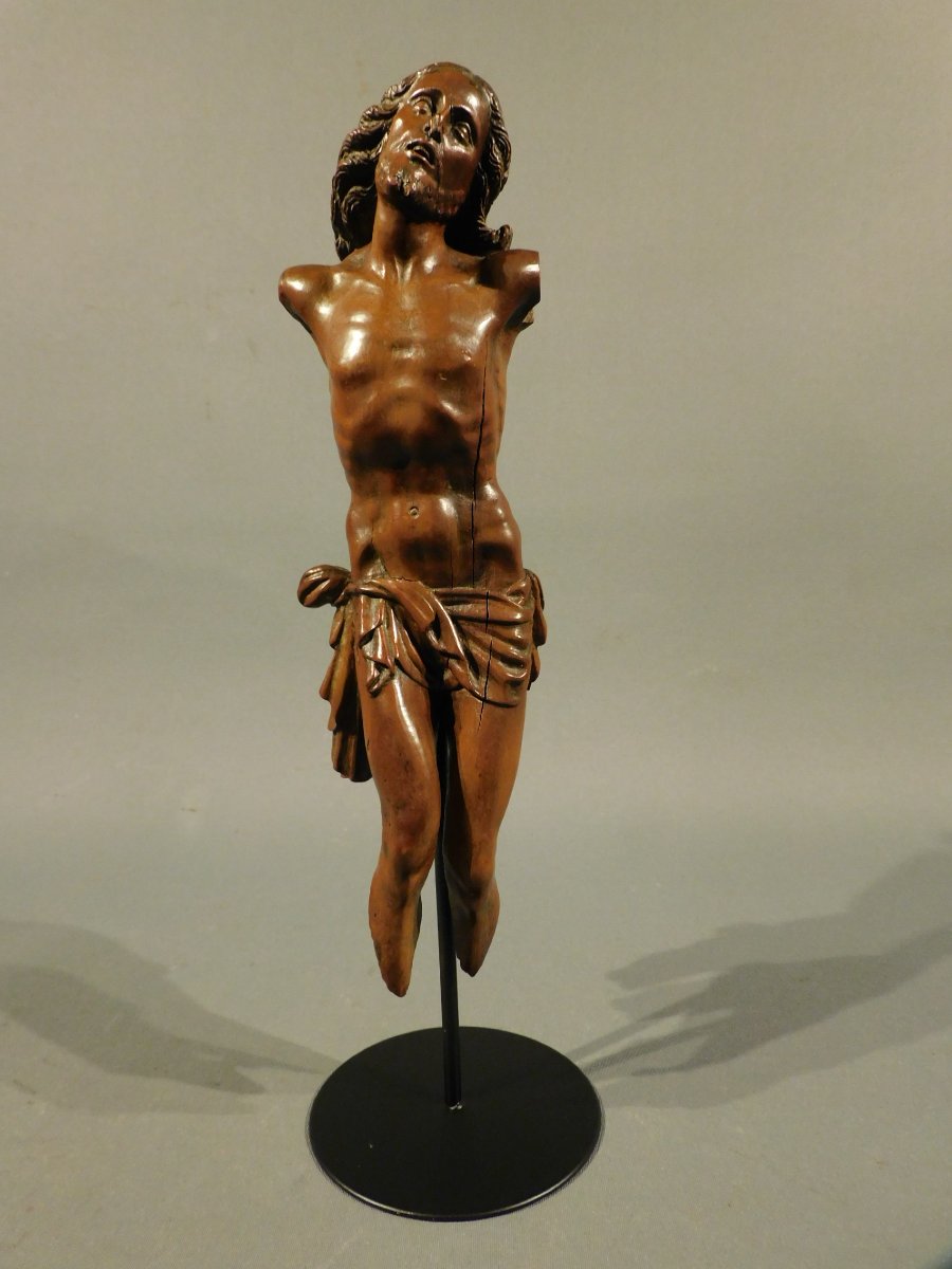 Christ en buis sculpté fin 17eme - debut 18eme siécle