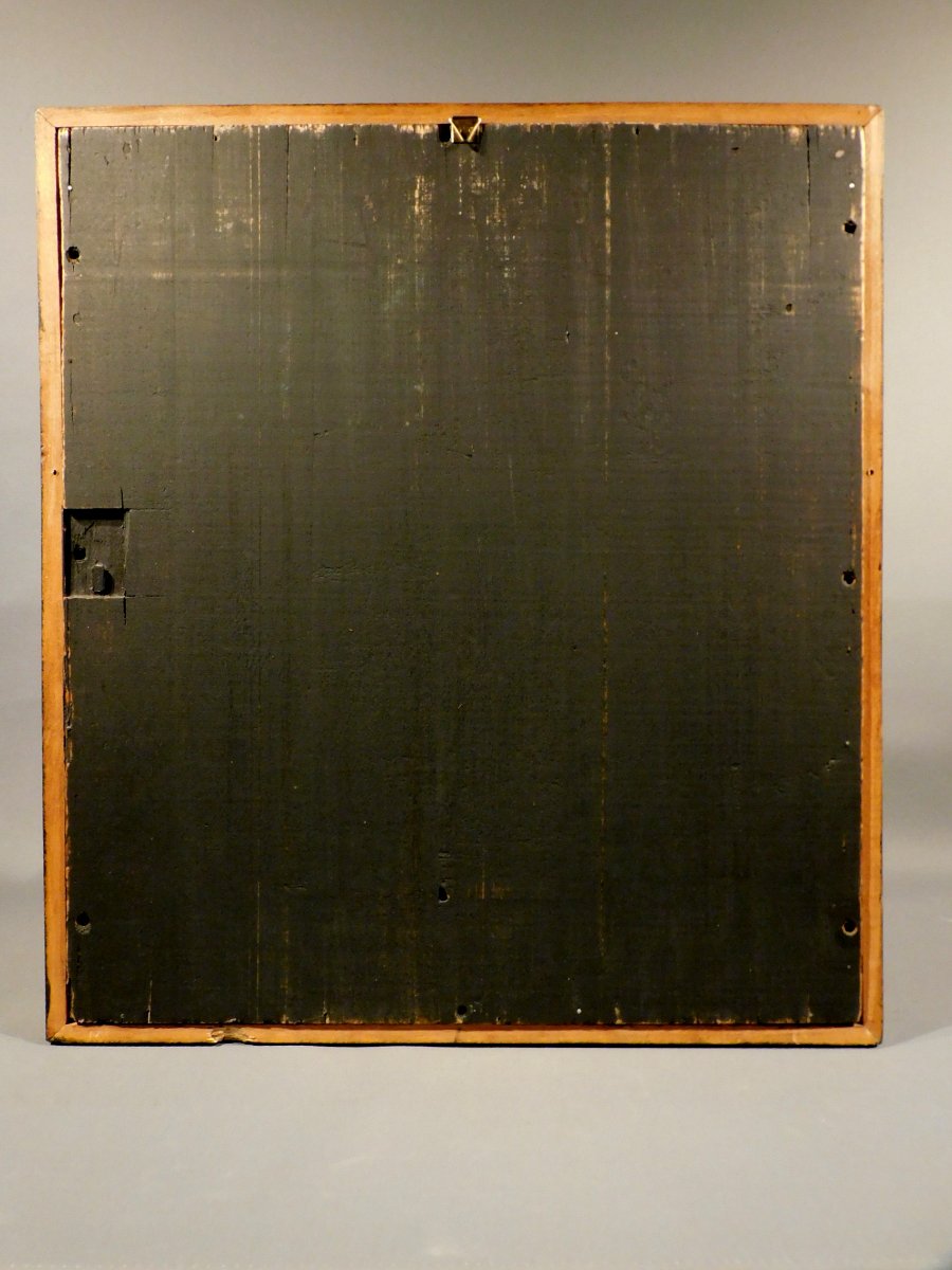 Wooden Panel Depicting Jacob's Ladder - 19th Century-photo-5