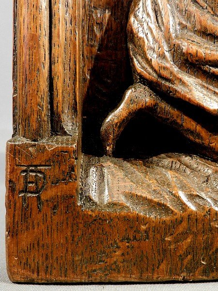 Panneau en bois  sculpté  - Saint Paul -  18eme  - 19eme-photo-6