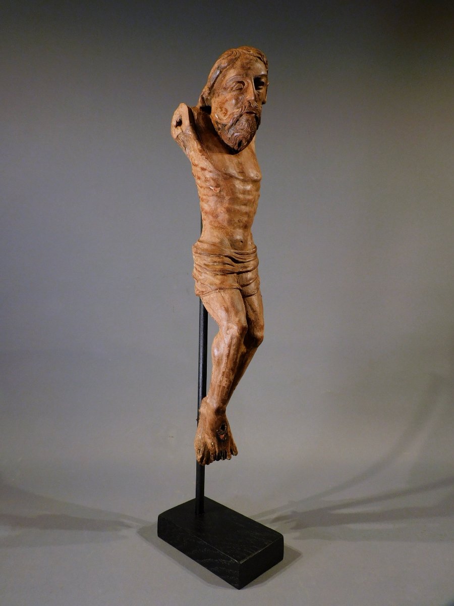 16th-century Wooden Christ  Haute Epoque  Corpus Christi, 16th Century-photo-4