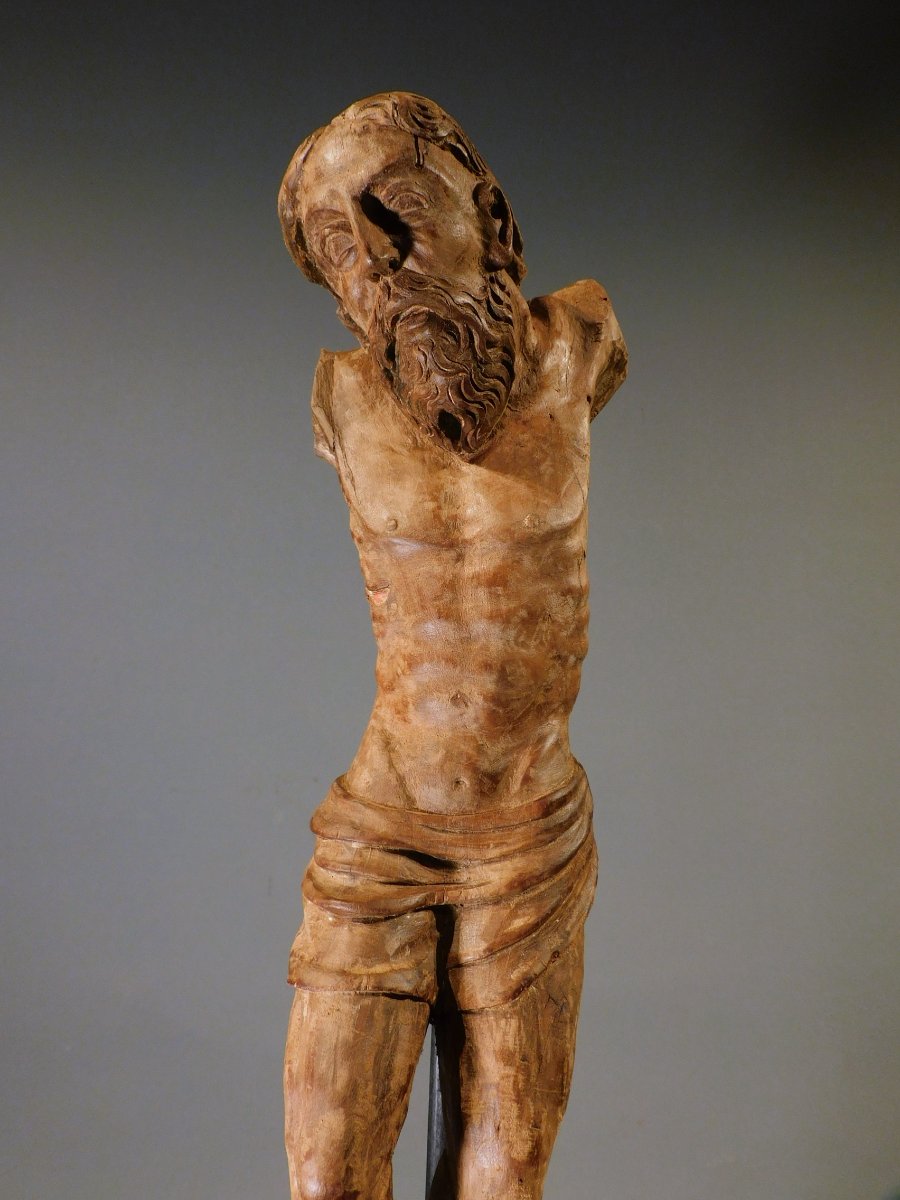 16th-century Wooden Christ  Haute Epoque  Corpus Christi, 16th Century-photo-4
