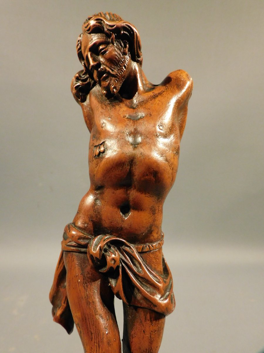 Christ en bois sculpté XVIIIe siécle  - corpus Christi 18eme -photo-1