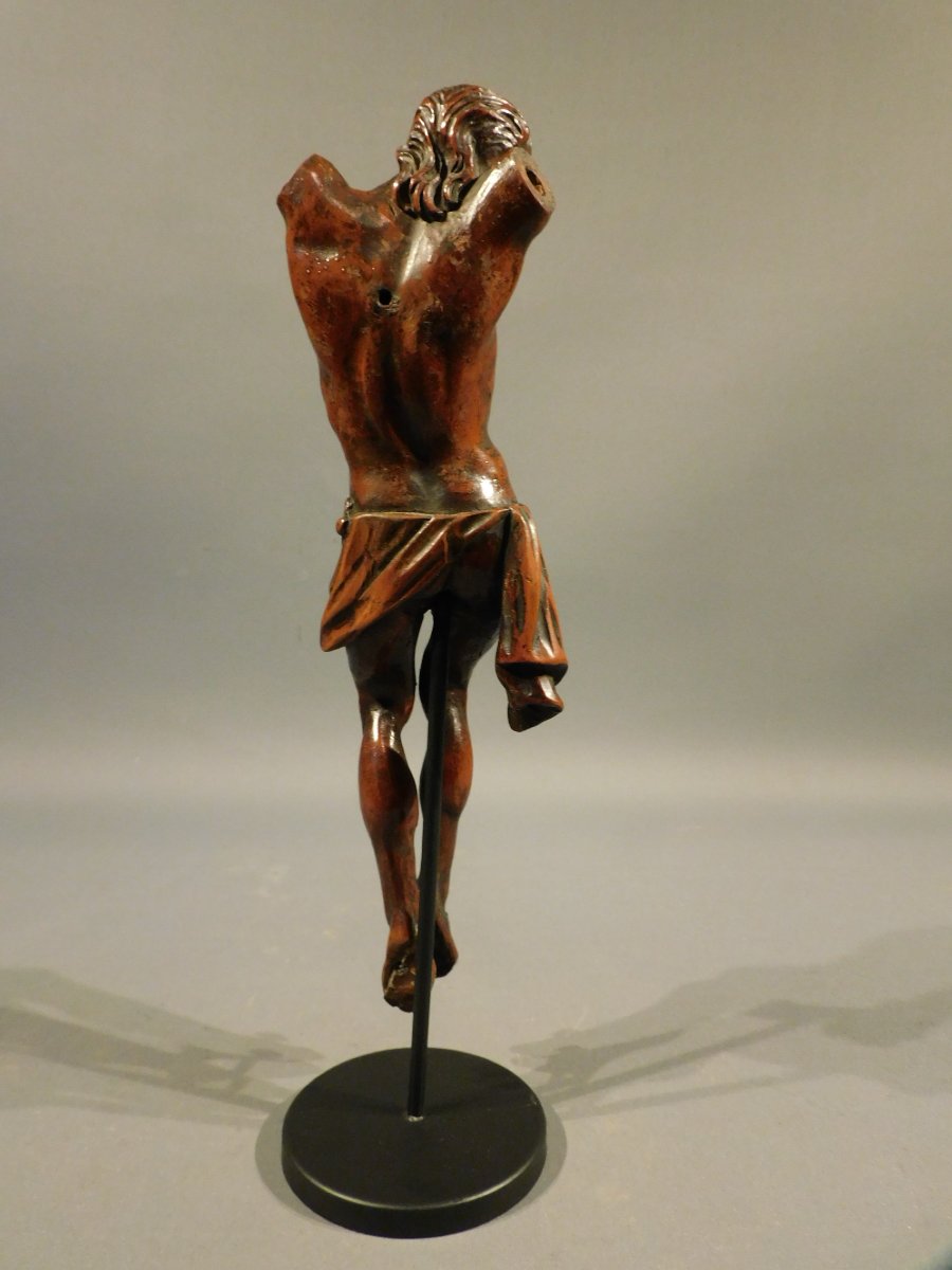 Christ en bois sculpté XVIIIe siécle  - corpus Christi 18eme -photo-4