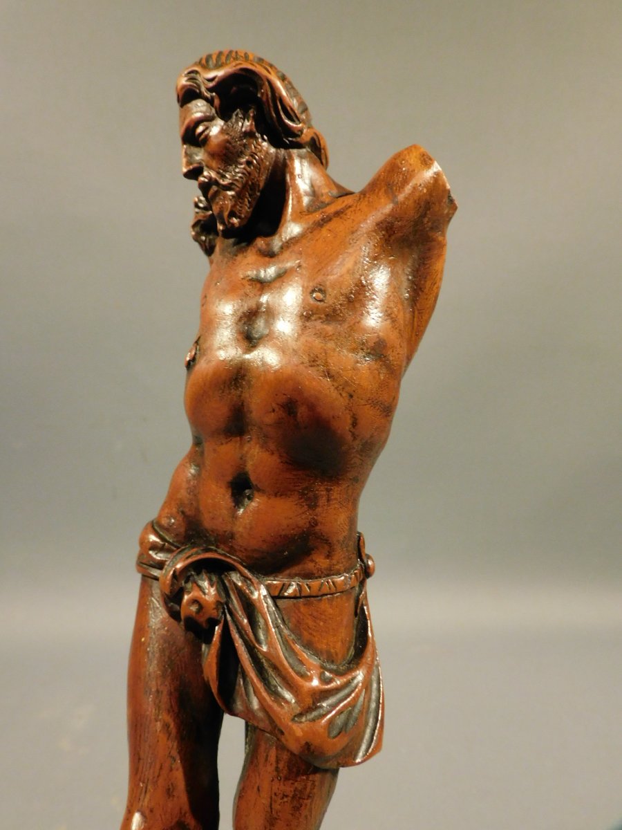 Christ en bois sculpté XVIIIe siécle  - corpus Christi 18eme -photo-6