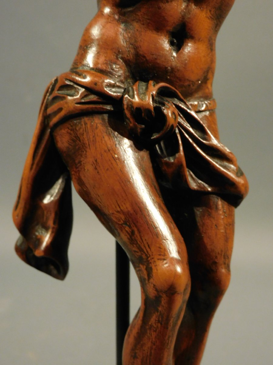 Christ en bois sculpté XVIIIe siécle  - corpus Christi 18eme -photo-7