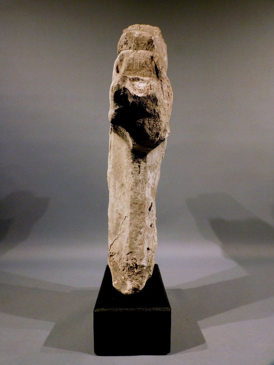 Stone Gravel Cross Depicting Christ, 15th–16th Century, High Gothic Period-photo-5
