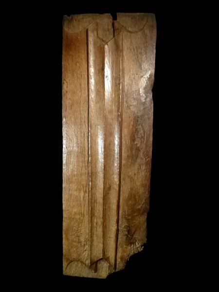 Carved Wood Panel 15th Century Haute Epoque-photo-2