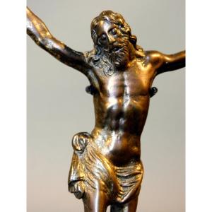 Christ En Bronze  Du 16eme  -  17eme Siécle Haute Epoque