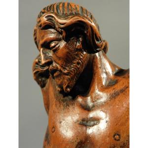 18th-century Carved Wooden Christ Figure  - Corpus Christi, 18th Century 