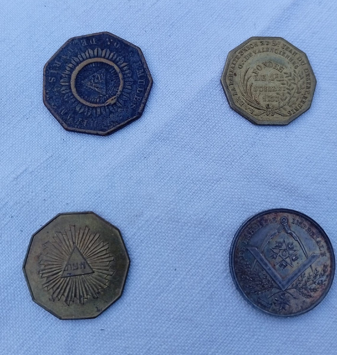 Jetons de présence maçonniques-photo-2