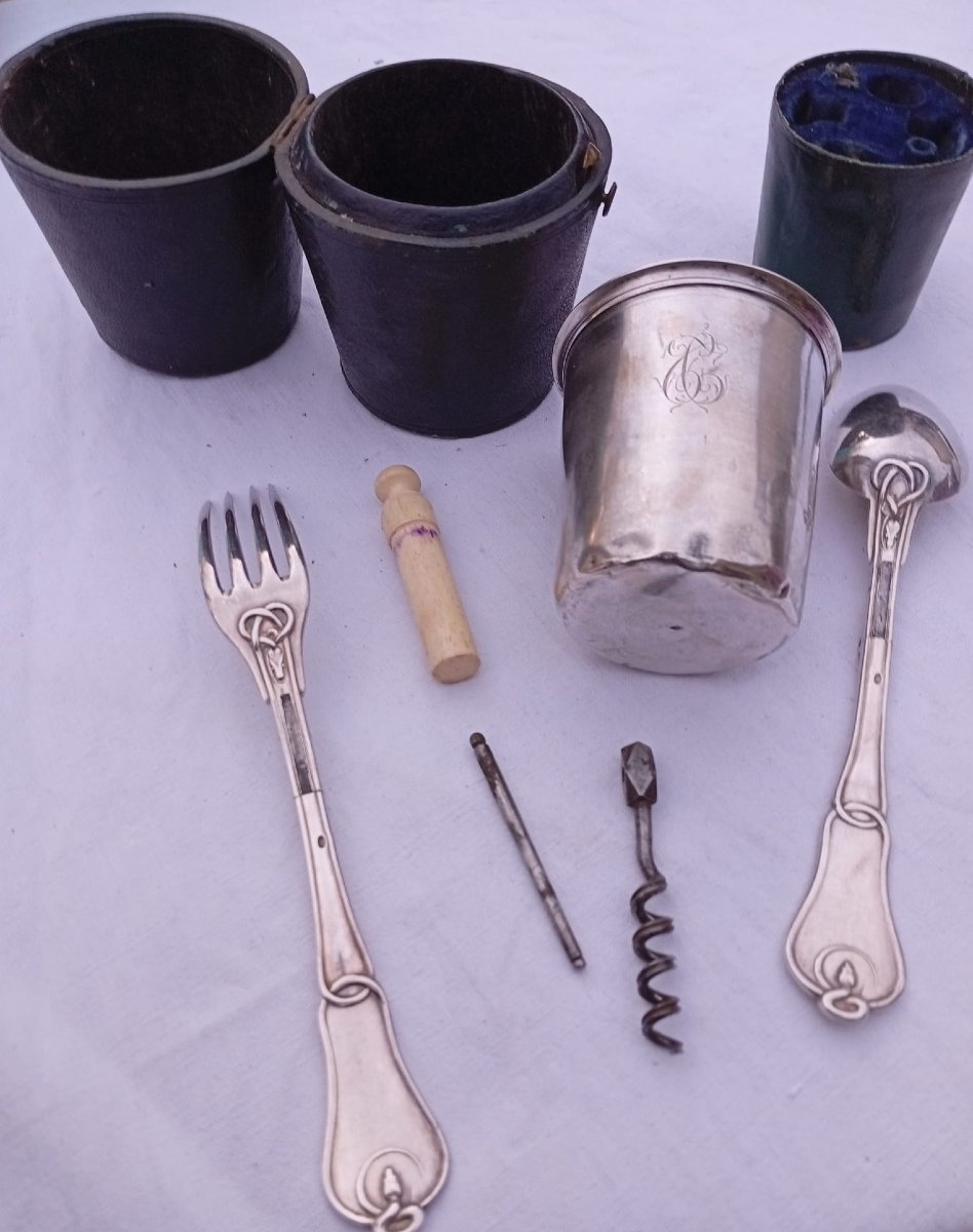 Nécessaire de pique-nique en argent-photo-2