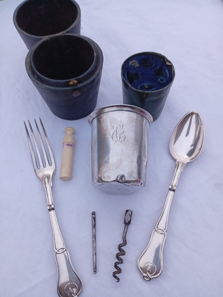 Nécessaire de pique-nique en argent