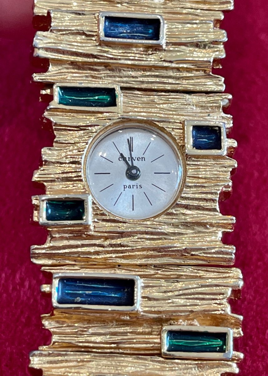 CARVEN - Montre Plaqué Or pour Femme-photo-4