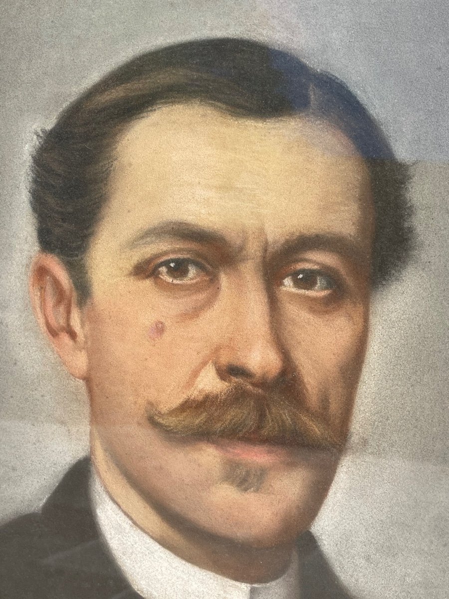 E. SAILLANT - Paire de Portraits 1892-photo-3