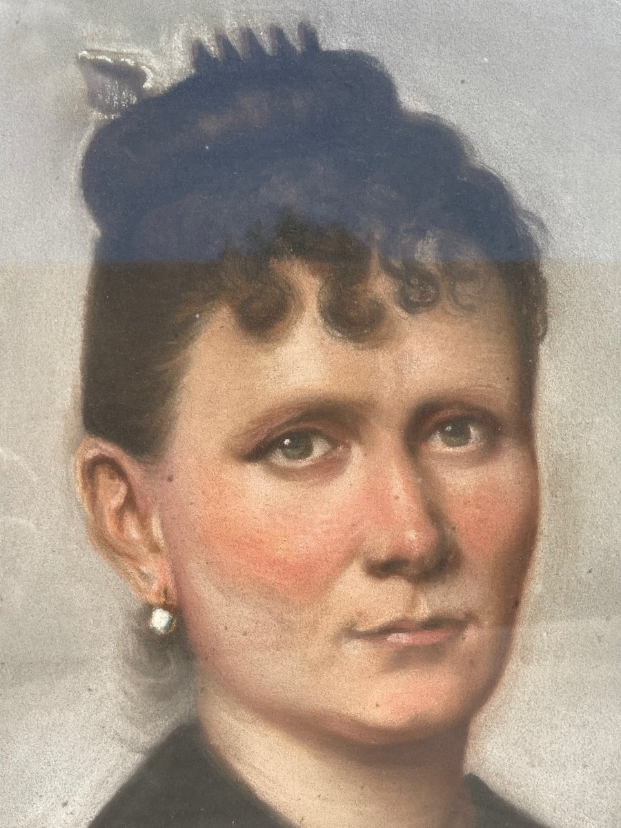 E. SAILLANT - Paire de Portraits 1892-photo-4