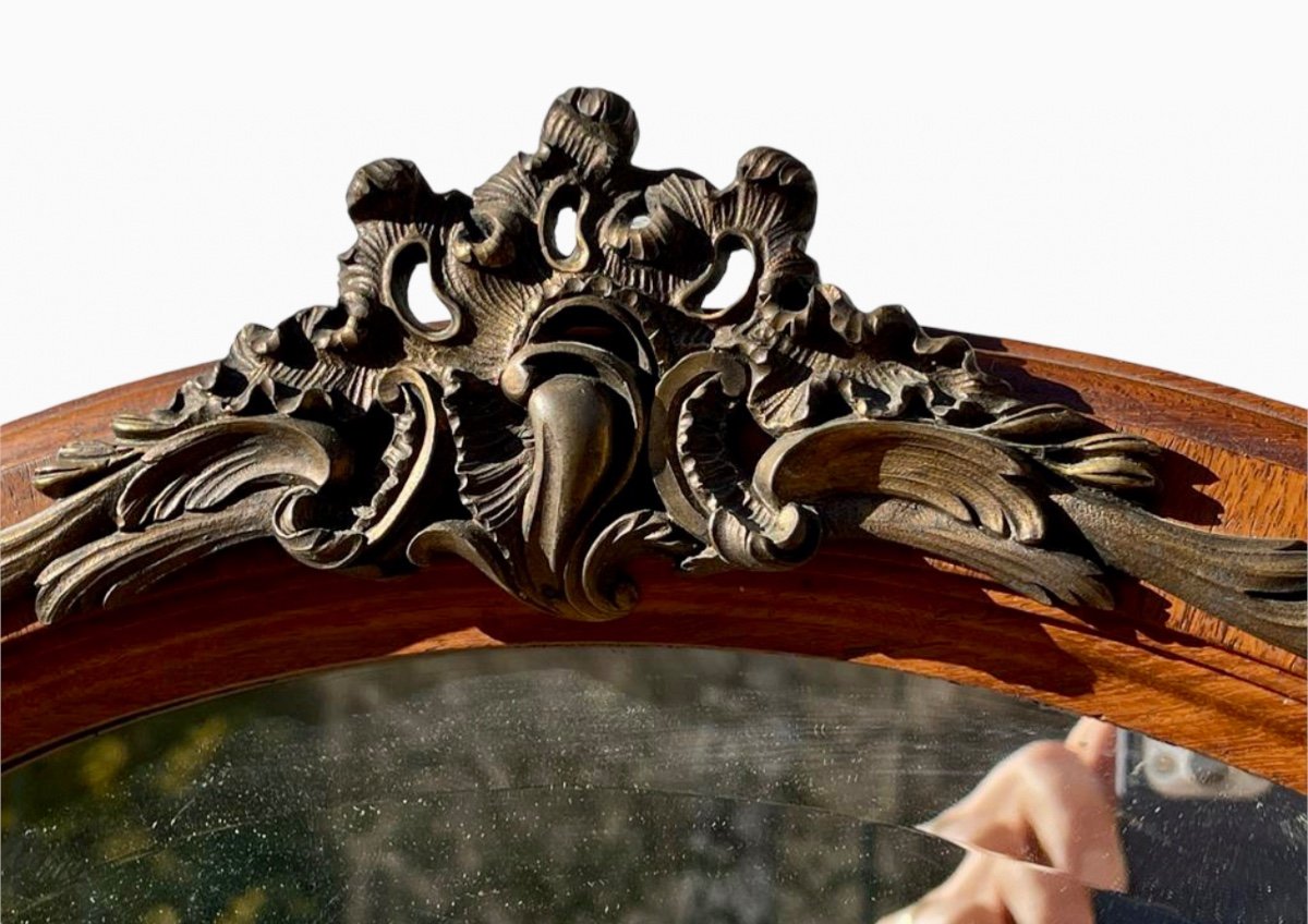 Dresser Dresser In Marquetry & Bronze Louis XV Style-photo-3