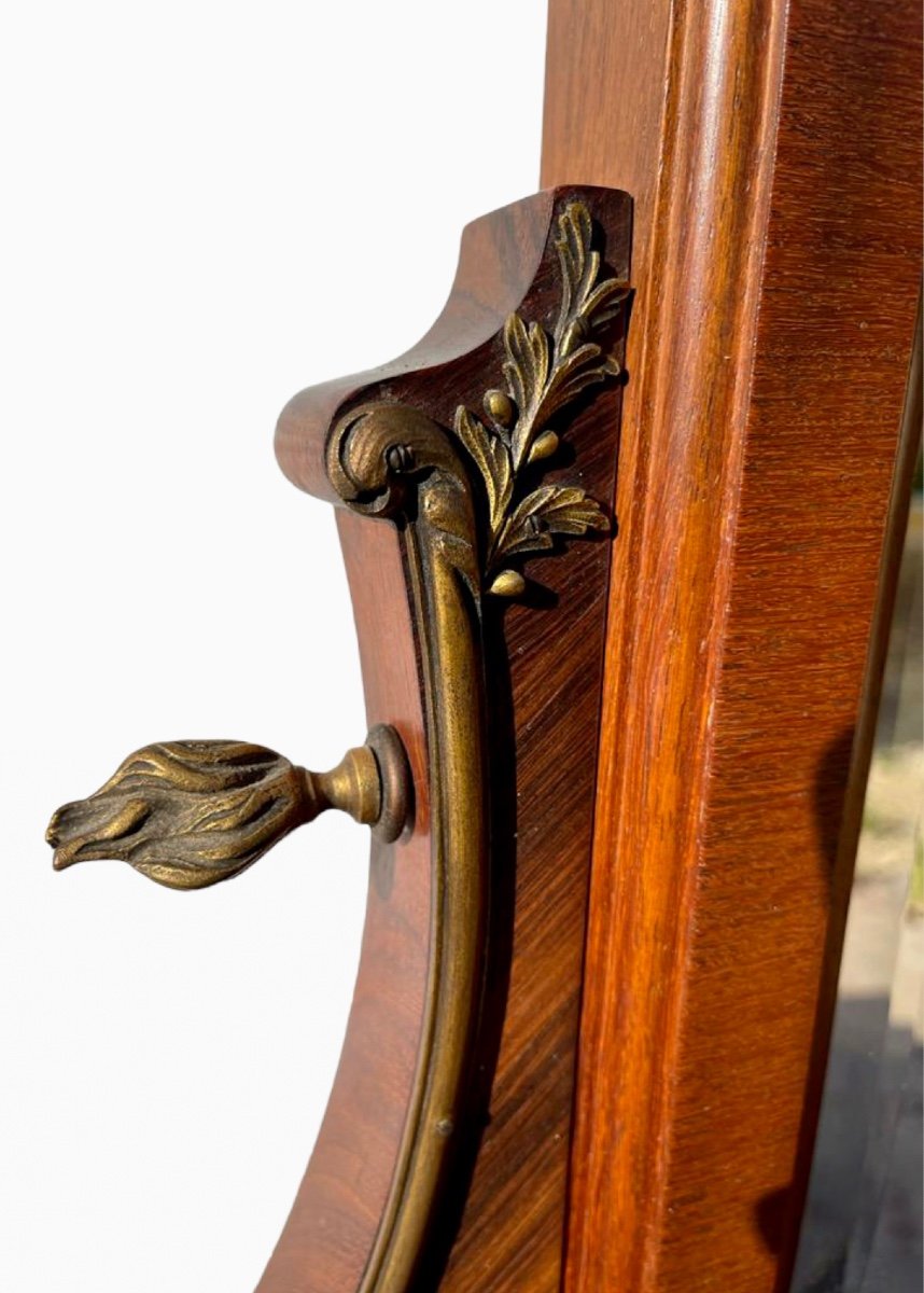 Dresser Dresser In Marquetry & Bronze Louis XV Style-photo-4