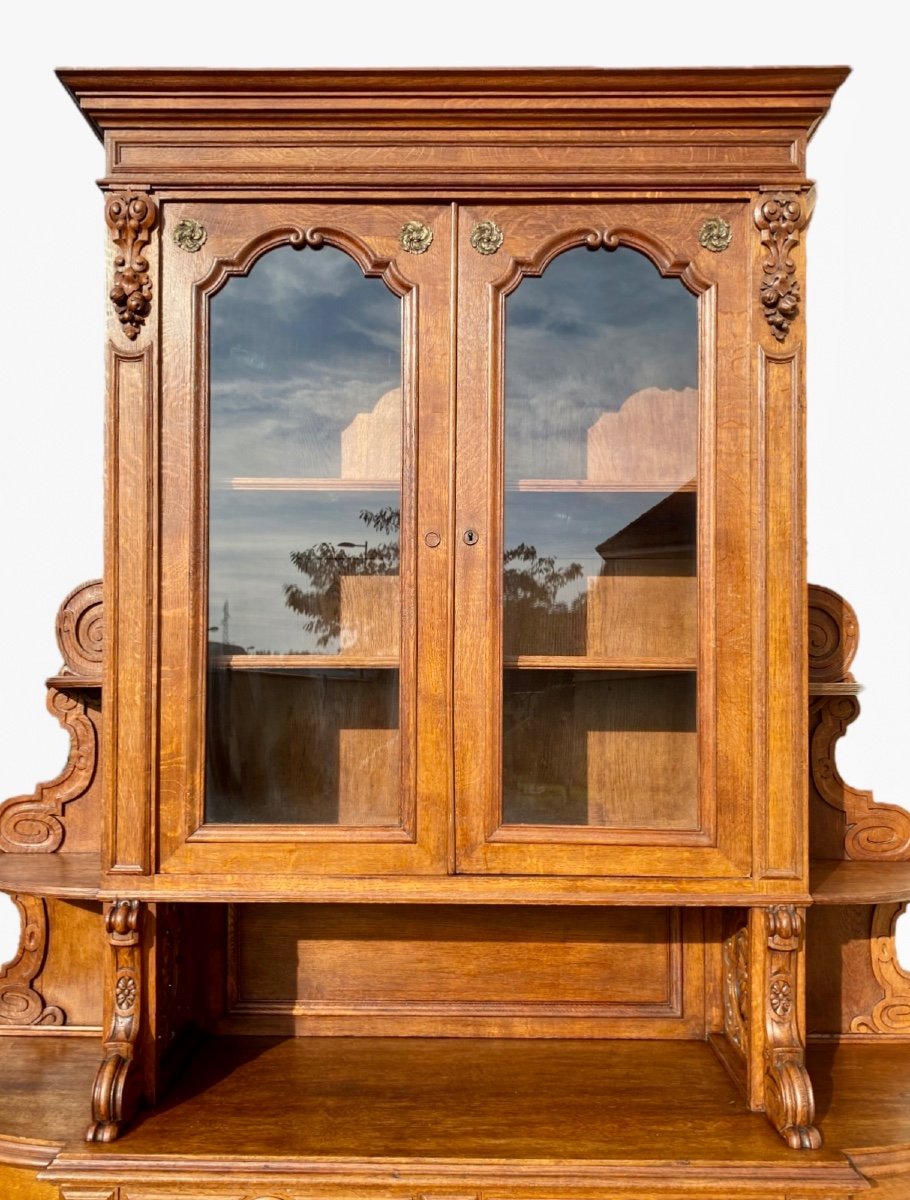 Attr. F. BARBEDIENNE - Buffet en Chêne Style Renaissance -photo-2