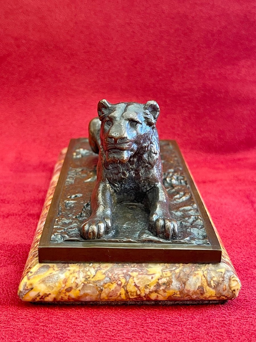 Al Barye - Bronze, The Lying Lioness-photo-1