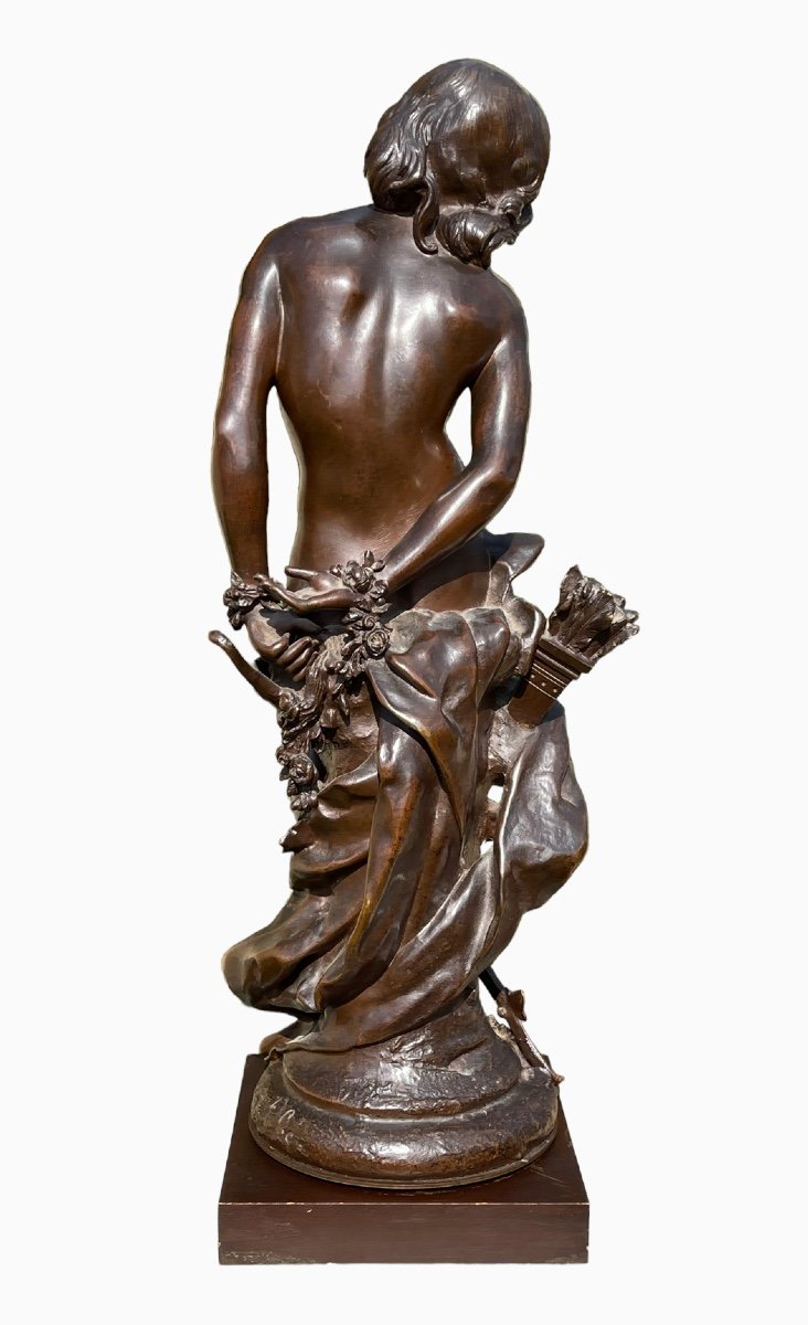 Henri PLÉ - Bronze « Cupidon »-photo-3