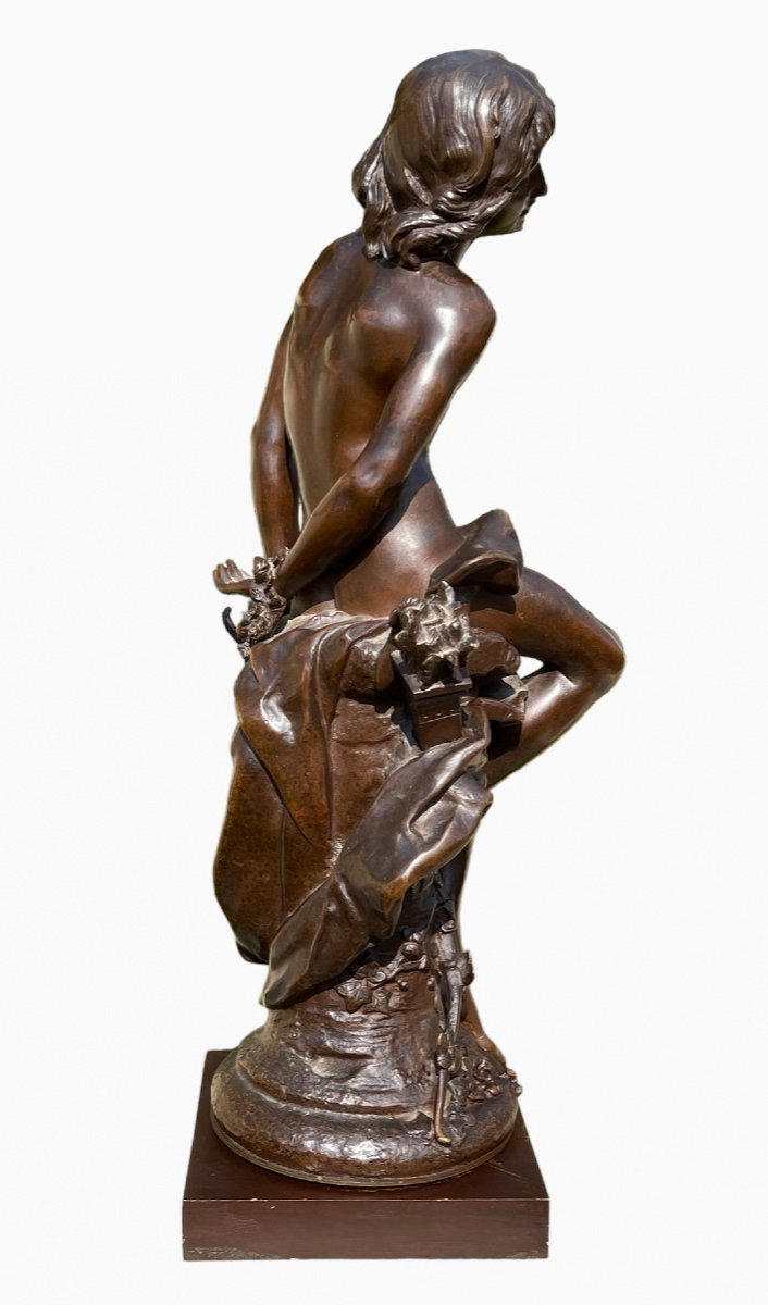 Henri PLÉ - Bronze « Cupidon »-photo-5