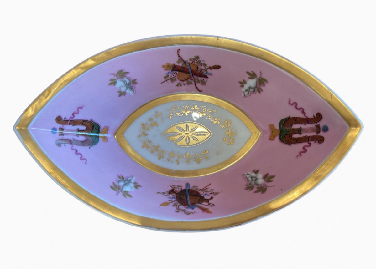Aiguière de Toilette & son Bassin en Porcelaine de Paris Époque Empire Restauration -photo-7