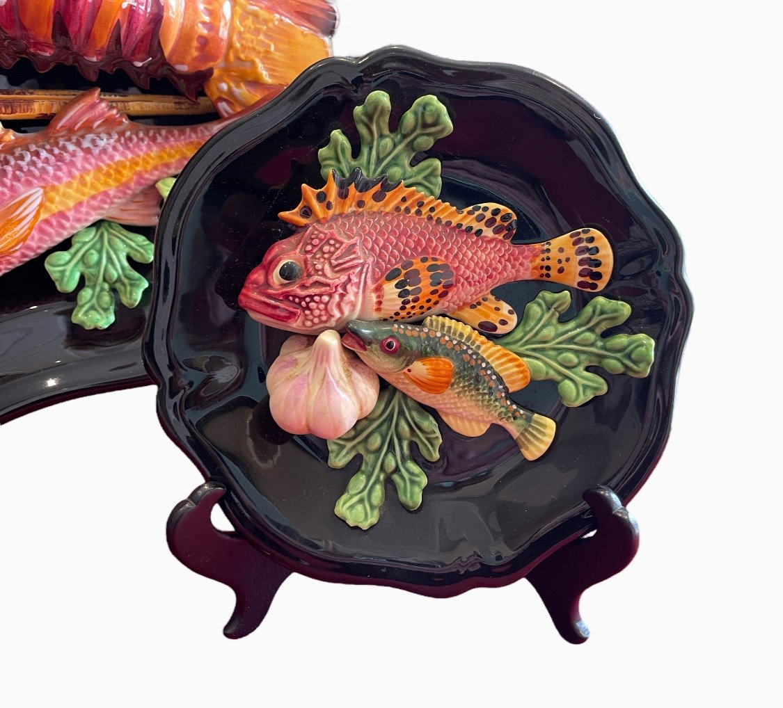 Vallauris - Set Of 3 Fish & Seafood Dishes-photo-7