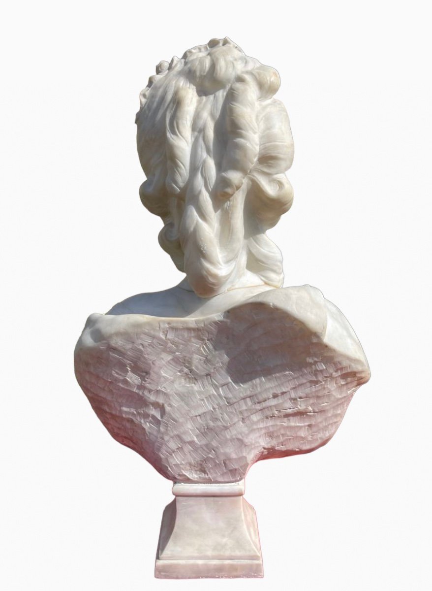 Marble, Large Bust Of Marie-antoinette-photo-4