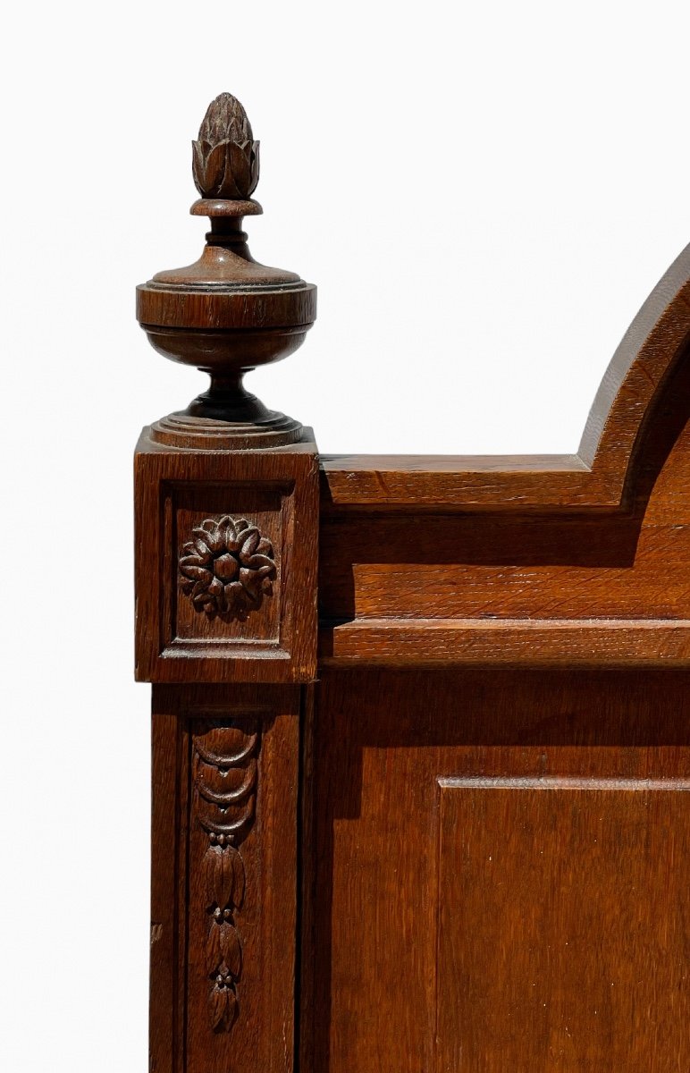 Louis XVI Style Carved Bed-photo-2