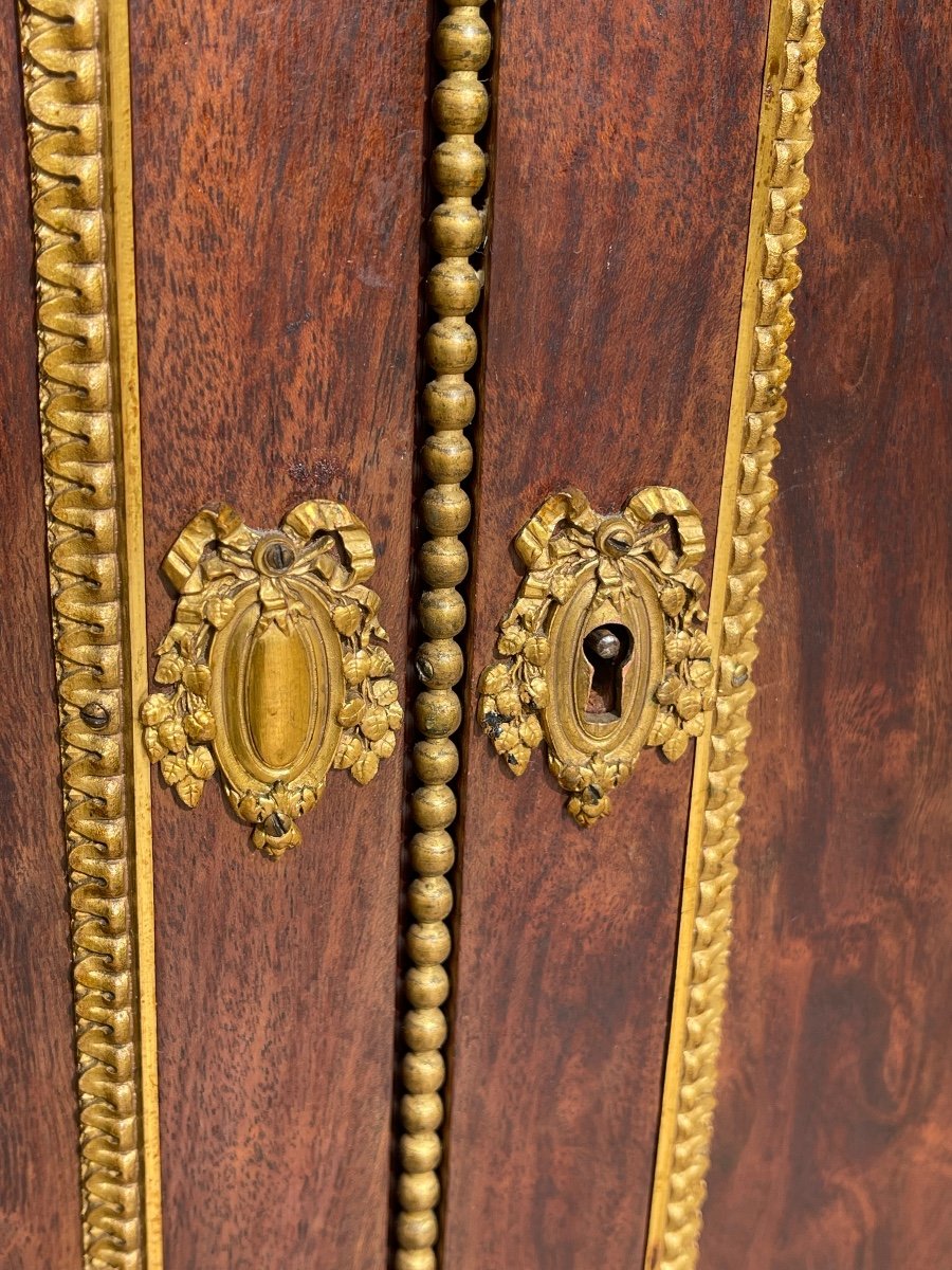 Krieger In Paris - Louis XVI Style Showcase In Mahogany-photo-3